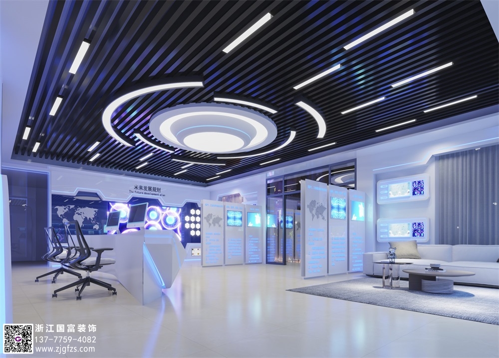 寧波辦公室裝修設(shè)計效果圖，舒適、高效的辦公環(huán)境